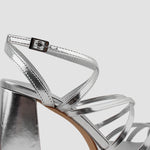 Sandalias Oba plateado