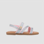 Sandalias Larisa plateado