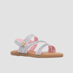 Sandalias Larisa plateado