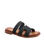 Sandalias flats Tiana negro