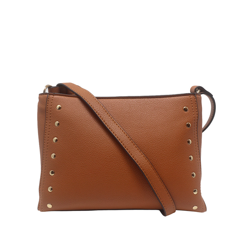 Cartera crossbody Adela para mujer color tan