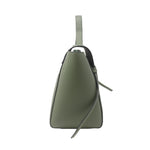 Cartera satchel Eureka para mujer color verde