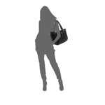 Cartera satchel Cindy para mujer color negro