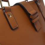 Cartera tote Mindy para mujer color café
