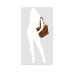 Cartera tote Mindy para mujer color café