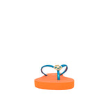 Sandalias flats Dany para mujer color naranja