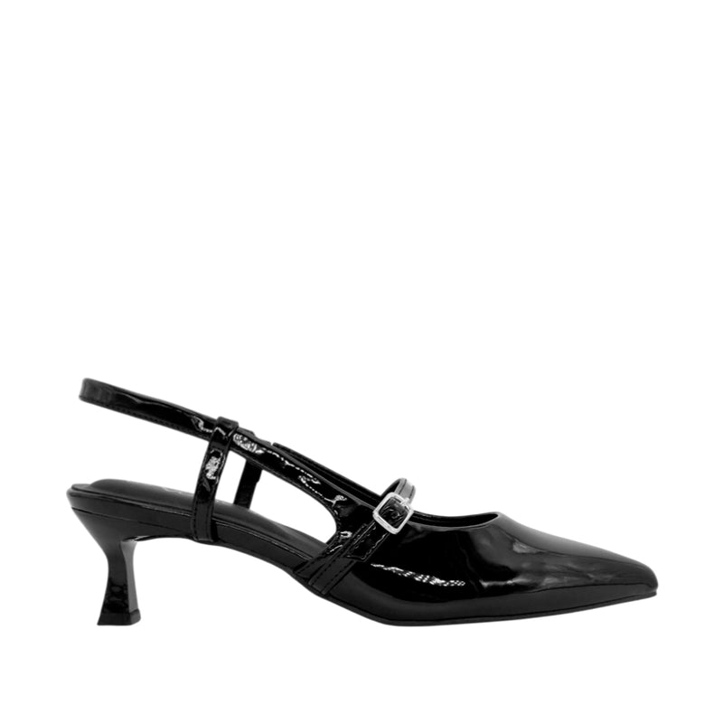 Tacones slingback Lily para mujer color negro