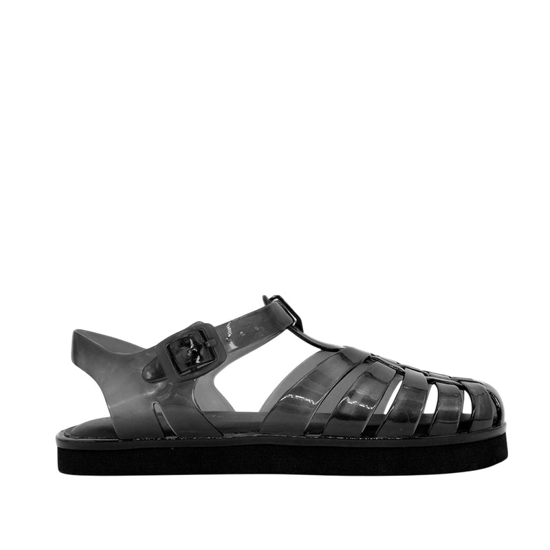 Sandalias flats Yeli para mujer color negro