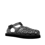 Sandalias flats Yeli para mujer color negro