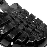 Sandalias flats Yeli para mujer color negro