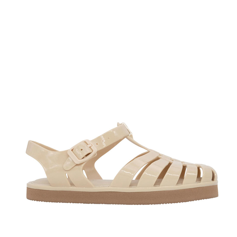 Sandalias flats Yeli para mujer color taupe