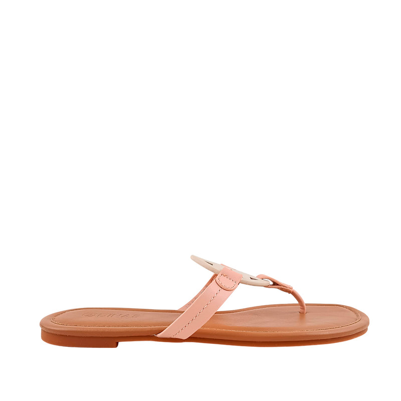 Sandalias flats Loly para mujer color blush