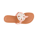 Sandalias flats Loly para mujer color blush