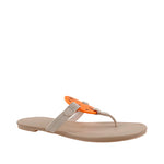 Sandalias flats Loly para mujer color naranja
