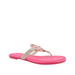 Sandalias flats Loly para mujer color rosado