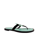 Sandalias flats Loly para mujer color verde