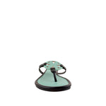 Sandalias flats Loly para mujer color verde