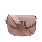 Cartera crossbody Greti para mujer color rosado