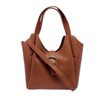 Cartera satchel Pame para mujer color café