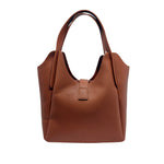 Cartera satchel Pame para mujer color café