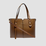 Cartera tote Dolly para mujer color tan