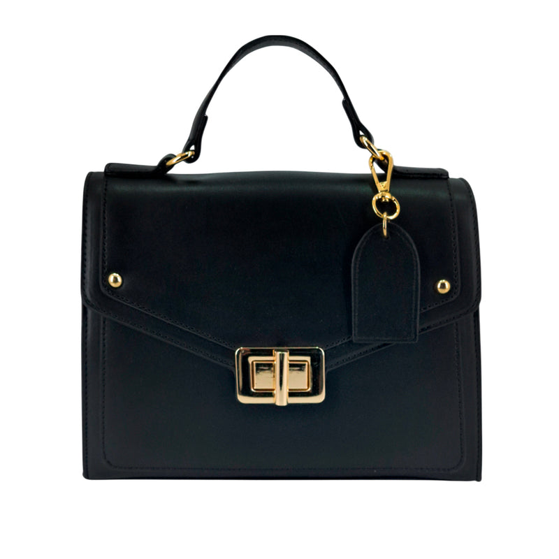Cartera satchel Tracy para mujer color negro