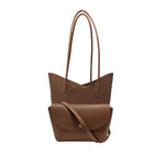 Cartera tote Claudette para mujer color tan