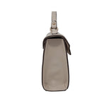 Cartera satchel Lolo para mujer color beige