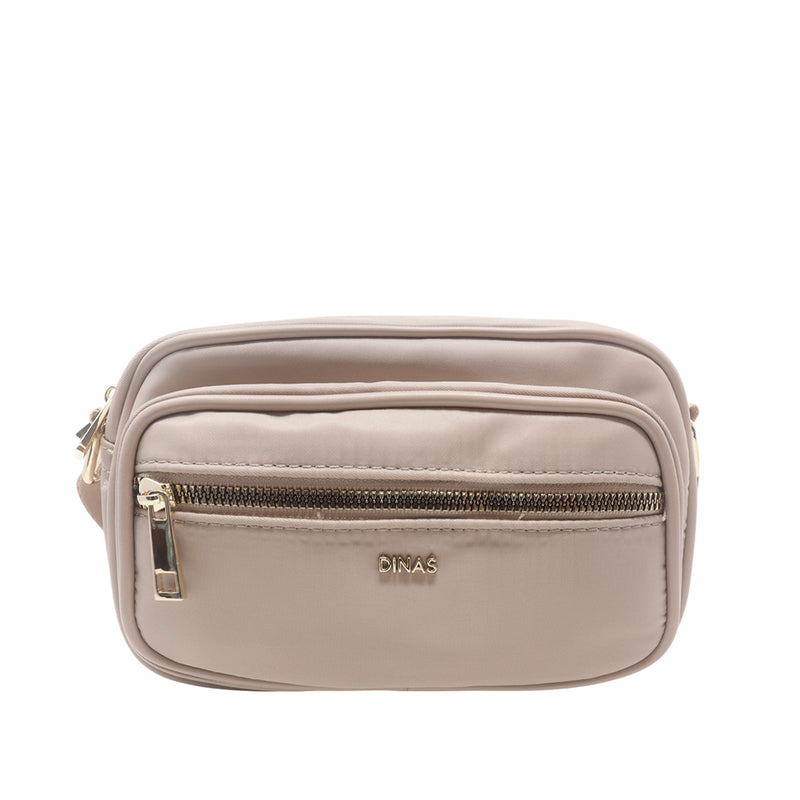 Cartera crossbody Kenny para mujer color taupe