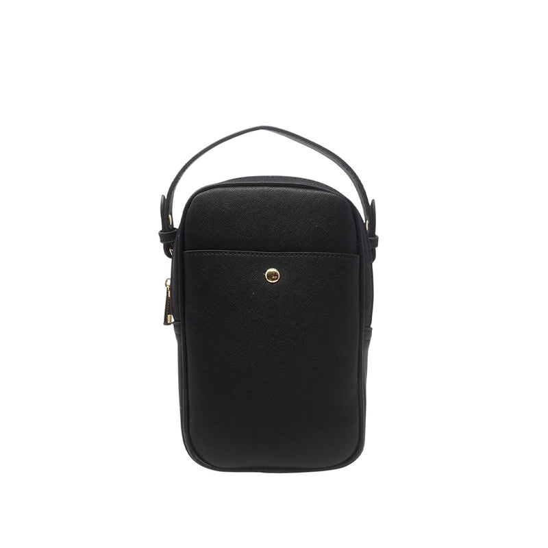 Cartera crossbody Cherry para mujer color negro