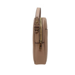 Cartera crossbody Cherry para mujer color taupe