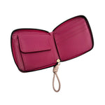 Billetera Tory para mujer color fucsia