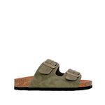 Sandalias flats Camilo para niño color verde