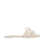 Sandalias flats Nina para mujer color hueso