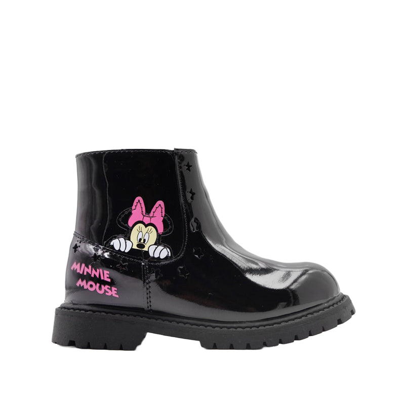 Botas Minnie para niña color negro