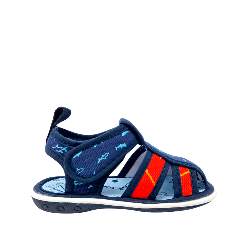 Canvas Shark navy