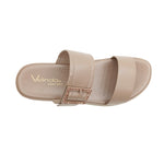 Sandalias flats Veronica para mujer color taupe