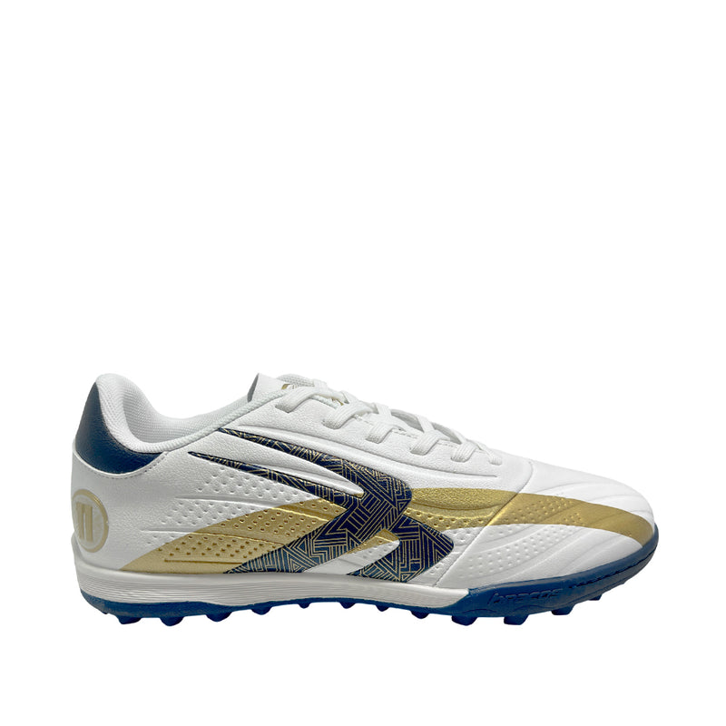 Zapatos para futbol Mago para hombre color blanco y navy