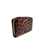 Billetera Karli para mujer color leopardo