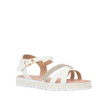 Sandalias Ari para niña color blanco