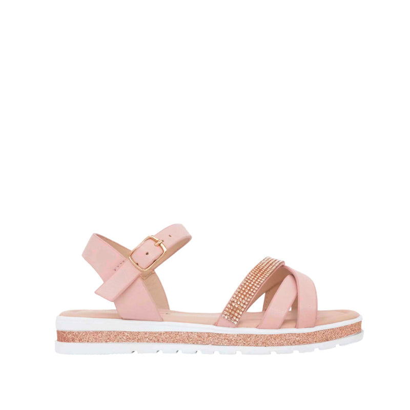 Sandalias Ari para niña color rosado