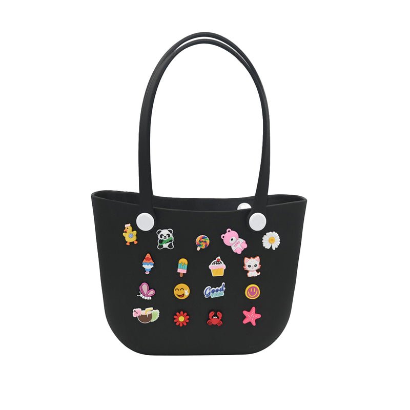 Cartera tote Crory para mujer color negro