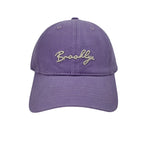 Gorra Brooklyn unisex color morado