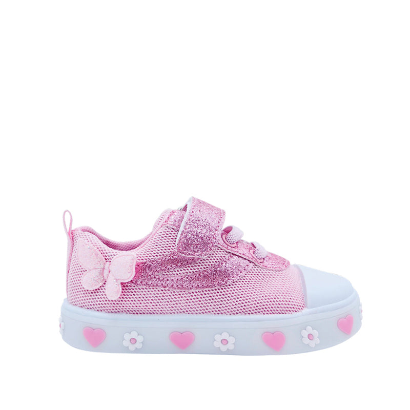 Canvas Miranda para infante color rosado