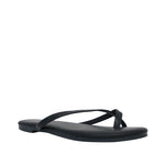 Sandalias flats Kenia para mujer color negro