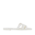 Sandalias flats Roxana para mujer color blanco