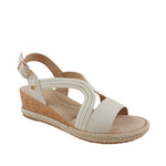 Sandalias Bianca para mujer color hueso