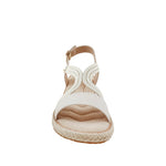 Sandalias Bianca para mujer color hueso