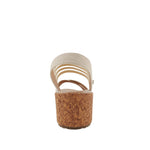 Sandalias Stacy para mujer color hueso