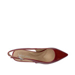 Tacones slingback Erin para mujer color burgundy
